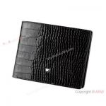 AAA Copy Mont Blanc Crocodile-style Card Wallet with Detachable holster